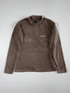Montbell Mock Neck Raglan Fleece Pullover – Mocha Brown – (XXS)