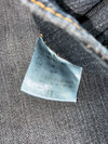 Sheng Yuehan Y2K Heavy Distressed Whisker Wash Dark Indigo Straight Leg Denim Jeans (W:32 |L:44)