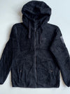 Black Yak Black Sherpa Fleece Hooded Zip Jacket (S)