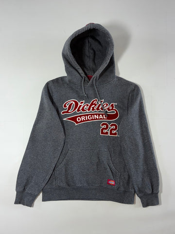 Vintage Dickies Original 22 Script Logo Hoodie – Grey (S)