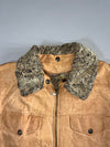 Vera Pelle Genuine Leather Jacket w/ Shearling Collar (Xl)