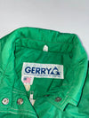 Vintage 80s Gerry Green Puffer Trucker Jacket, Made in USA(S)