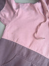 Puma Retro Colourblock Pink & Mauve Pullover Hoodie(S)