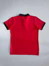 Dickies | Contrast Collar Polo | Red & Black (M)