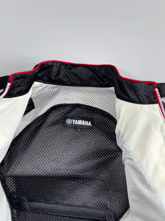 Yamaha Mesh Riding Jacket Yamaha branded mesh textile moto jacket, armored, breathable mesh body (Paded)(M)