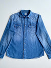 Lee Western Denim Pearl Snap Shirt – Light Wash (M/L)