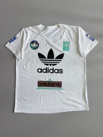 Adidas Originals | Multi-Badge Trefoil Graphic Tee | White (2Xl)