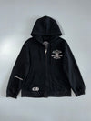 Chrome Hearts Inspired Premium Zip-Up Hooded Jacket (M)
