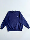 Adidas | Vintage 90s Navy Embroidered Logo Crewneck | (2XL)