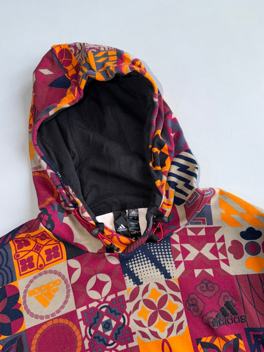 Adidas Tile Print Hoodie | Multicolor | M