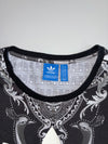 Adidas Originals Peacock Baroque Print T-Shirt – Black/White (S)
