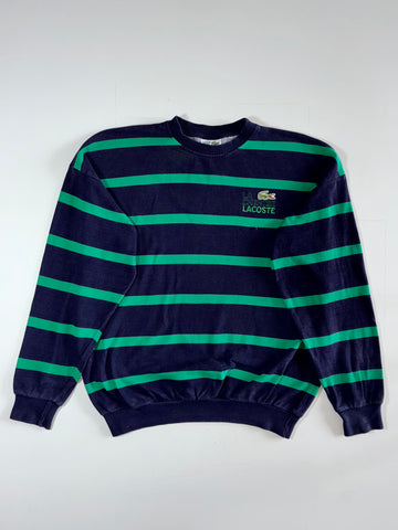 Vintage La Chemise Lacoste Striped Crewneck Sweatshirt Navy Green Men’s” (2XL)