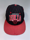 Mitchell & Ness Chicago Bulls | NBA Hardwood Classics Pinstripe | Snapback Cap (Adjustable)