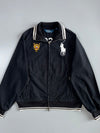 Polo Ralph Lauren Big Pony Track embroidered logo Jacket – Black (L/XL)