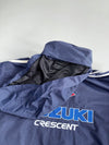 Suzuki GSX-R x Yoshimura Crescent Racing Team Jacket — Official Merchandise With Hidden Collar Cap (XL)