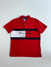 Tommy Hilfiger Flag Logo Red Polo Shirt (2Xl)