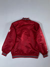 Boston Red Sox MLB Majestic Satin Snap-Up Jacket (Maroon) – Size (XL)