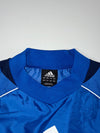 Adidas Blue Pullover Track Top (V-Neck) ,(L)