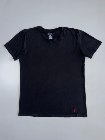 Polo Ralph Lauren Black Classic Fit Tee | Small Pony (XL)