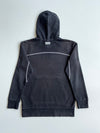 Adidas Originals Washed Black Signature Script Logo Hoodie (S)