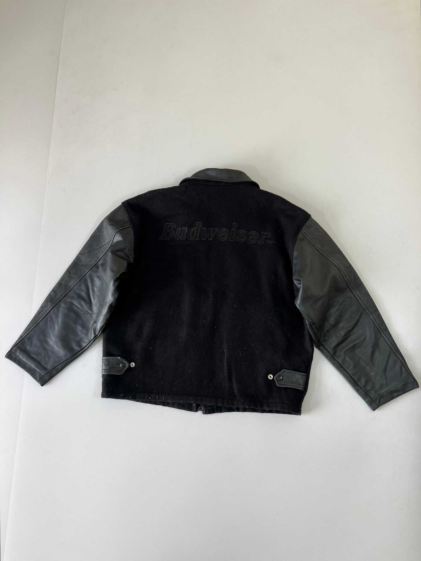 ZBudweiser Vasrsity Jacket Original Leather (XL/2XL)