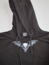 Spiral Direct Gothic Skull Bat Wing Heavy Metal Graphic Hoodie (2XL/3XL)
