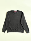 Tommy Hilfiger Flag Logo Crewneck Sweatshirt – Black (L)