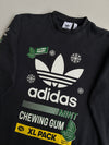 Adidas Originals Mint Chewing Gum Graphic Black Sweatshirt – (M)