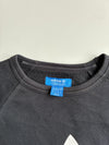 Adidas Originals Black Big Trefoil Crewneck Sweatshirt | Size (S)