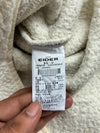 Eider Cream Sherpa Fleece Zip Jacket (M)