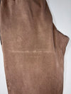 Adidas Brown Fleece Joggers – Eagle Tennis Club Patch (W:35) (L:37)