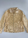 Guess Premium Original Double Zipper Leather Jacket Womens (M)