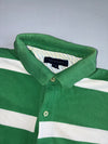 Tommy Hilfiger Striped Rugby Polo Green/White (XL)