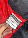 Segura Black, White & Red Leather Motorcycle Racing Jacket – Racing Technology Logos Padded(S)