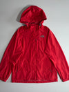 The North Face Hooded Rain Jacket Red zip pockets (M)
