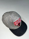 Mitchell & Ness NBA Hardwood Classics Chicago Bulls Grey Wool Snapback – Denim Brim (Adjustable)