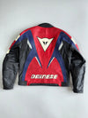 Vintage Dainese Pure Italian Leather Racing Jacket (Paded)(L)