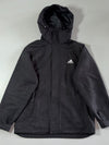 Vintage Adidas Padded Hooded Utility Jacket – Black (M/L)