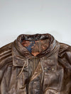 Vintage Premium Original Bomber Leather Jacket (XL)