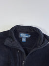 Polo Ralph Lauren Black Full-Zip Fleece Jacket – (S/M)