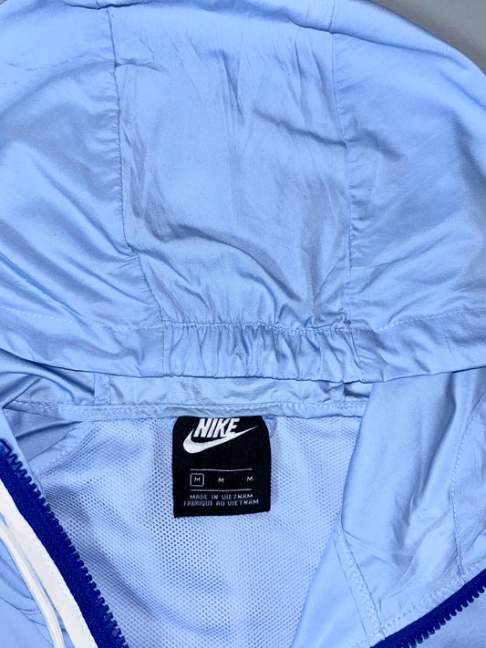 Nike Windrunner | Blue Colorblock Hooded Jacket | (S)