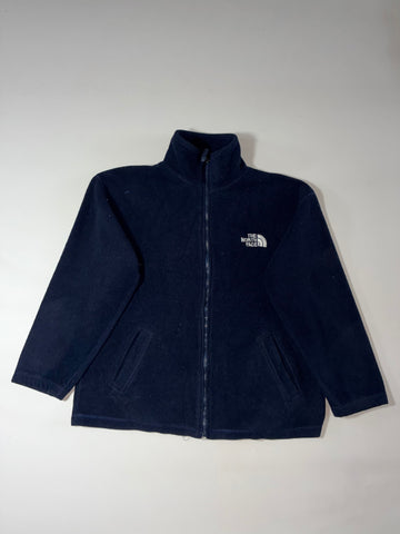 Vintage The North Face Full Zip Fleece Jacket – Navy (XL)