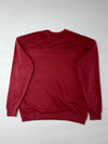 Puma Crewneck Sweatshirt – Textured Chest Panel – Dark Red / Maroon (2XL)