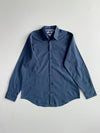 Tommy Hilfiger Slim Fit Stretch Button-Up Shirt Blue Grey(XL/2XL)