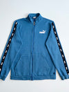 Puma Blue Logo Tape Track Jacket (S)