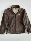The North Face Polartec Brown Full-Zip Fleece Jacket (XL)