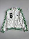 Adidas Originals #6 Track Jacket – White/Green (S/M)