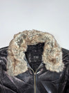 Massimo Premium Original (Detechable Furr Coller Leather Jacket (S)