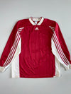 Vintage Adidas Long Sleeve Football Jersey – Red & White (2XL)