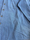 Dickies Light Wash Denim Button-Down Shirt (4Xl-5Xl)